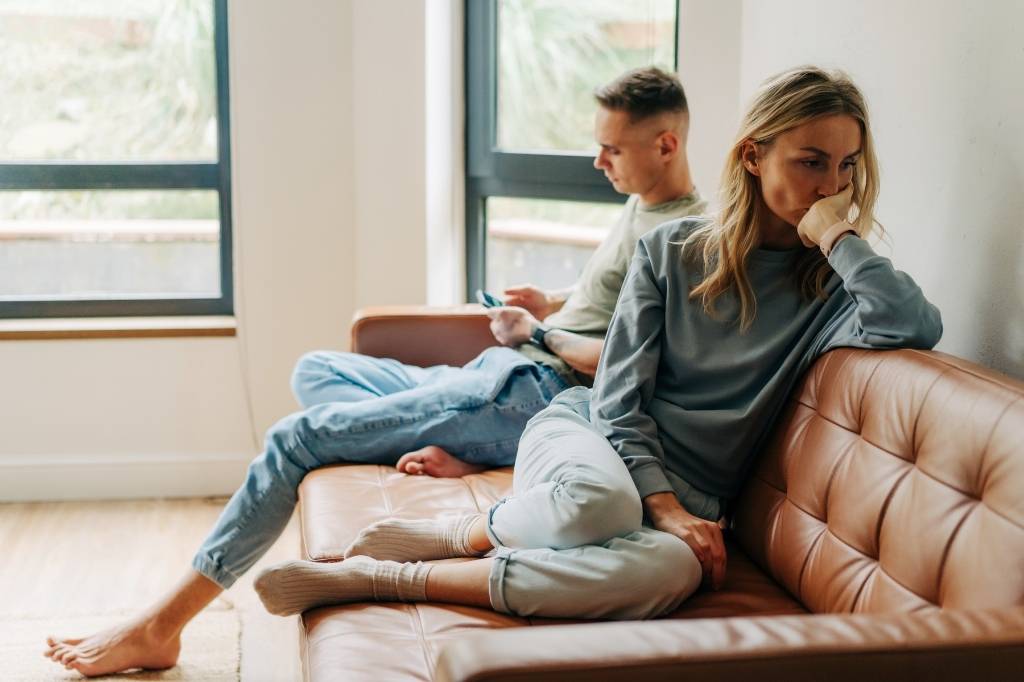 couple homme femme en conflit